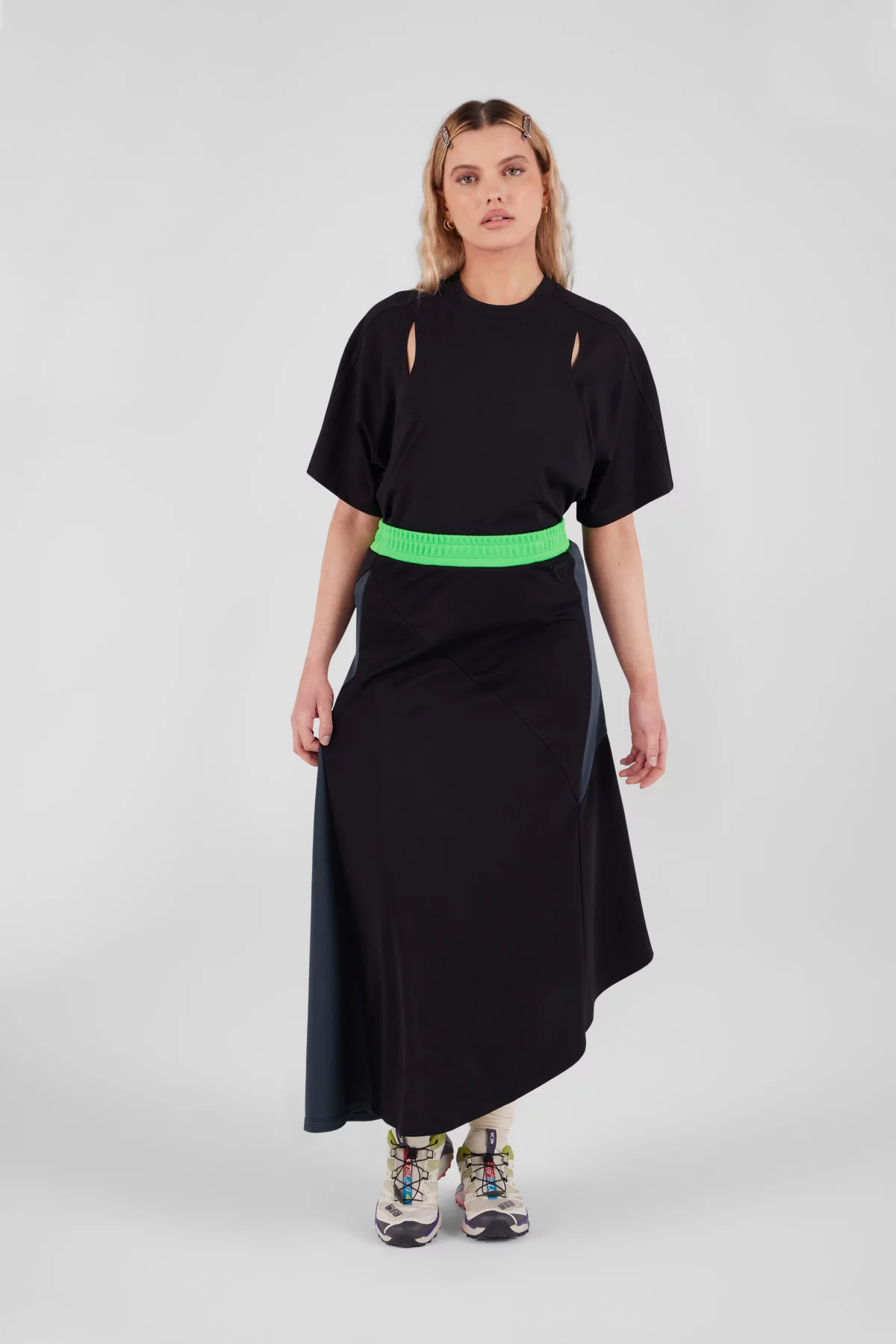 gertrude gaston Jupe midi en maille Fan