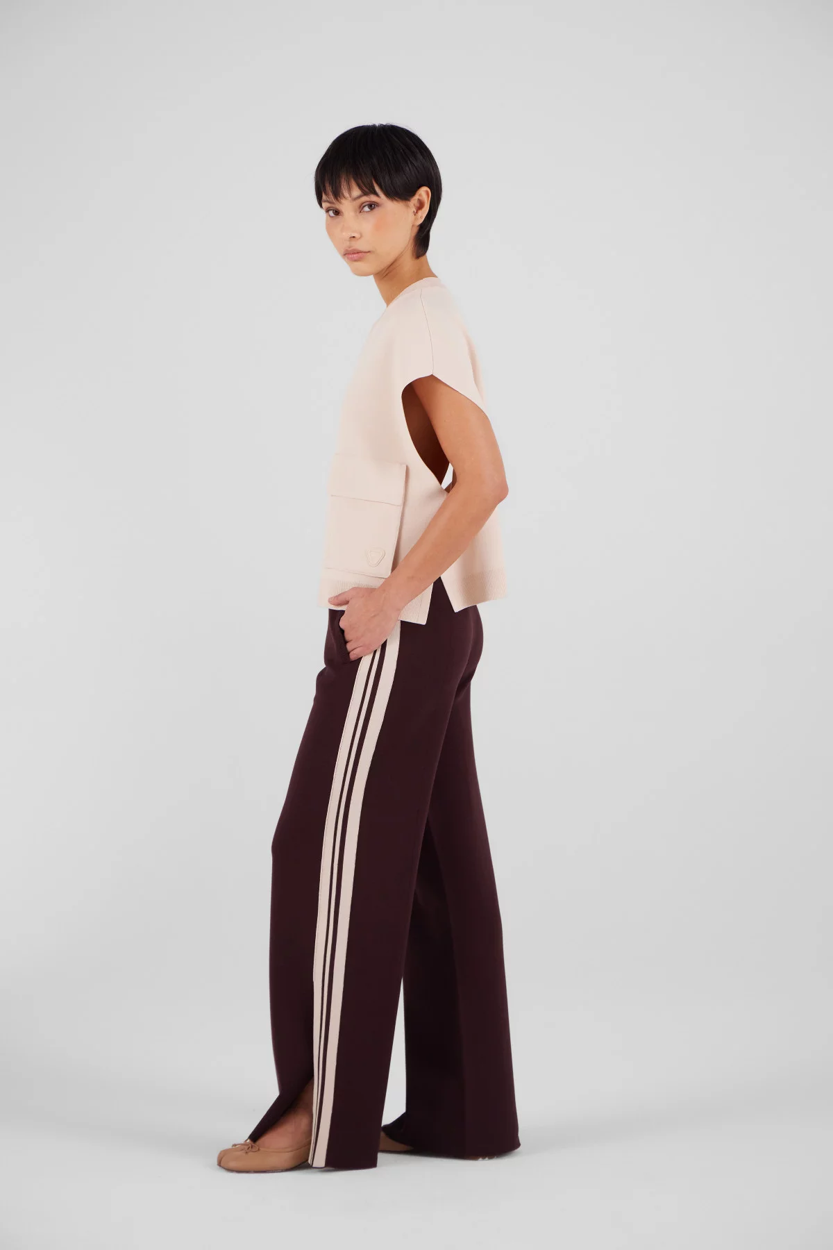 gertrude gaston Pantalon en maille Irma