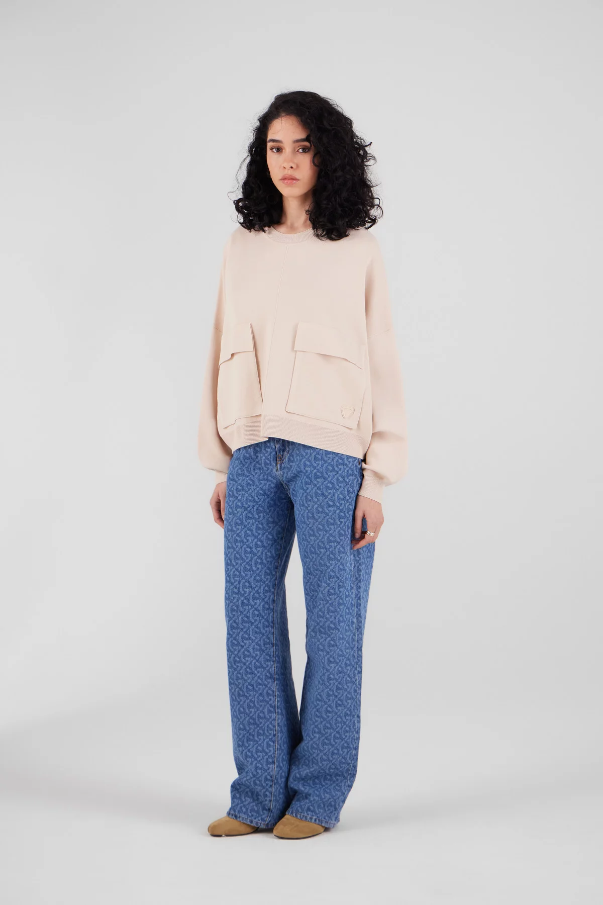 Gertrude Gaston Pull Col Rond En Maille Chandler