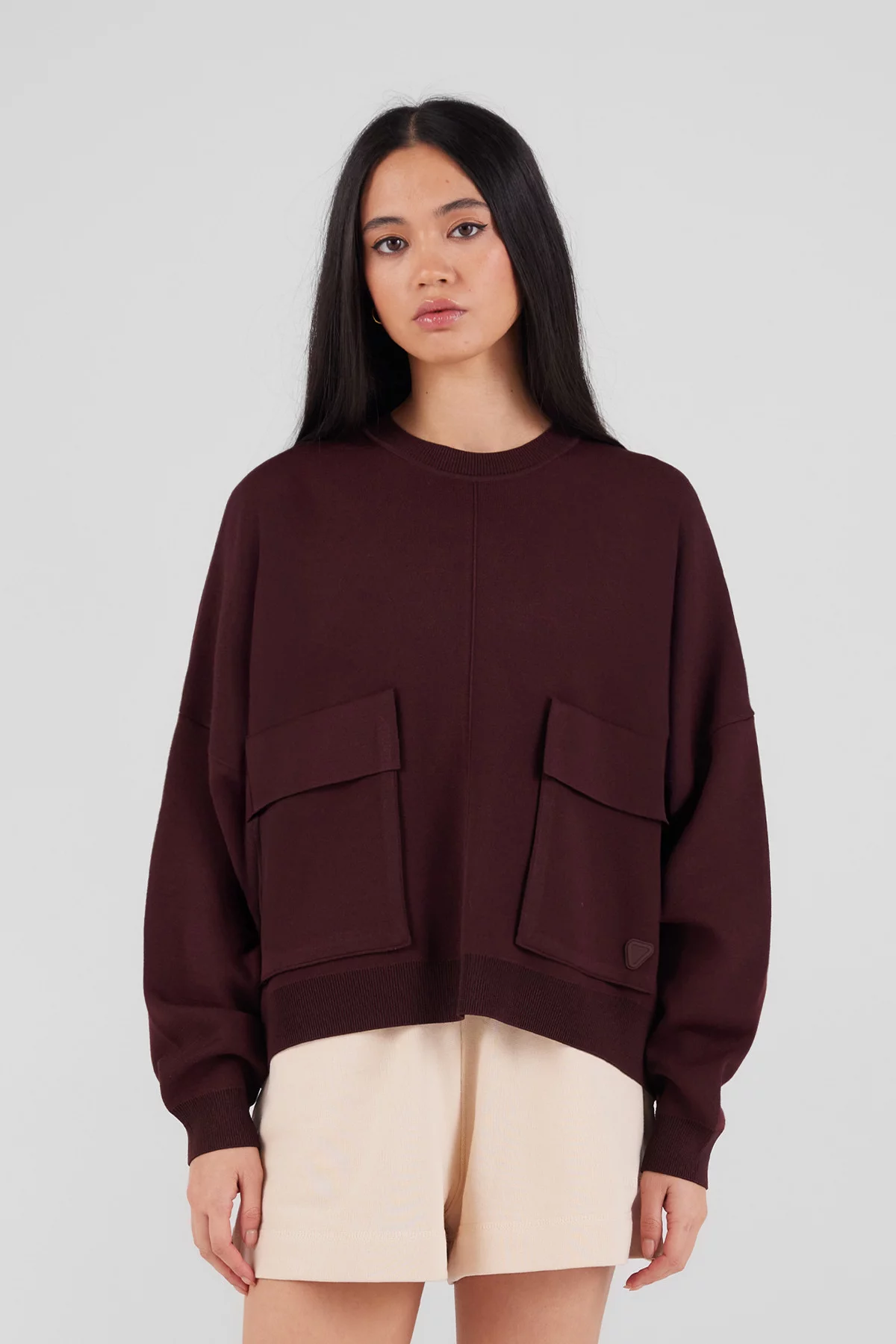 gertrude gaston Pull col rond en maille Chandler