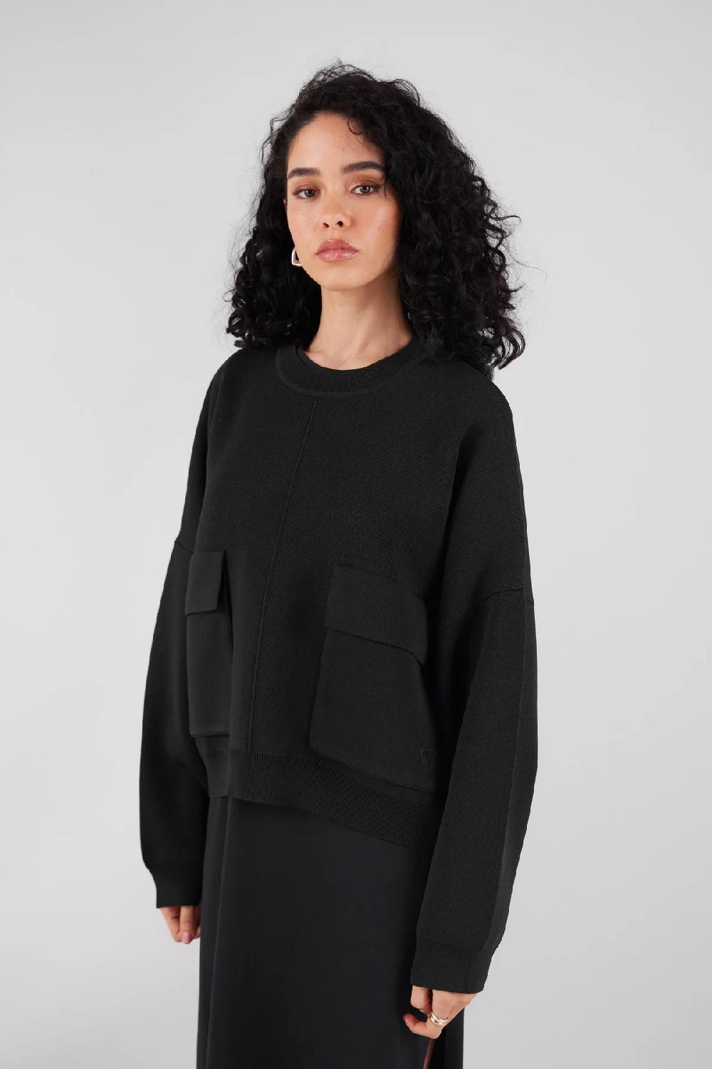 gertrude gaston Pull col rond en maille Chandler