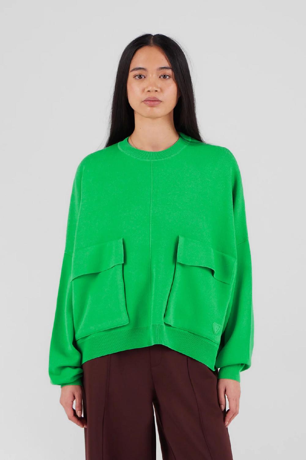 gertrude gaston Pull col rond en maille Chandler