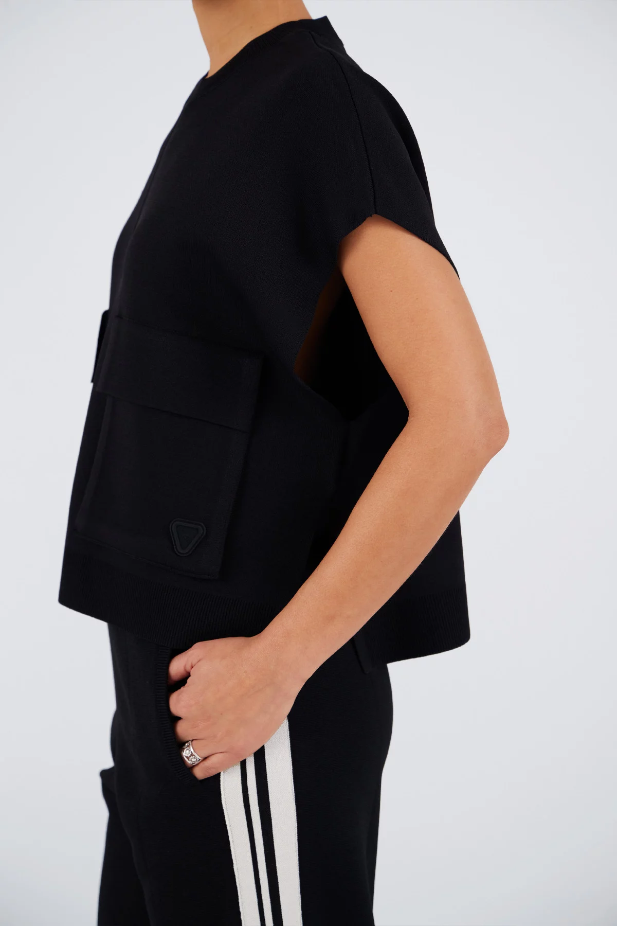 Gertrude Gaston Pull En Maille à Col Rond Chen
