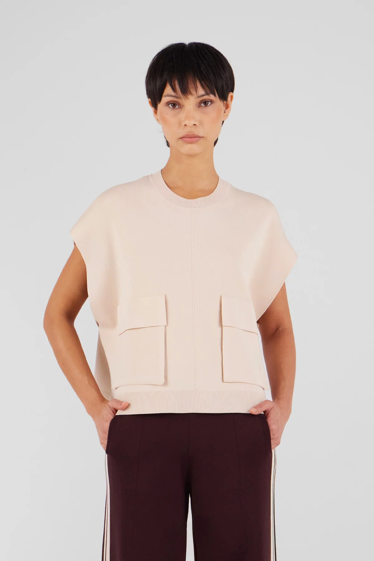 gertrude gaston Pull en maille à col rond Chen