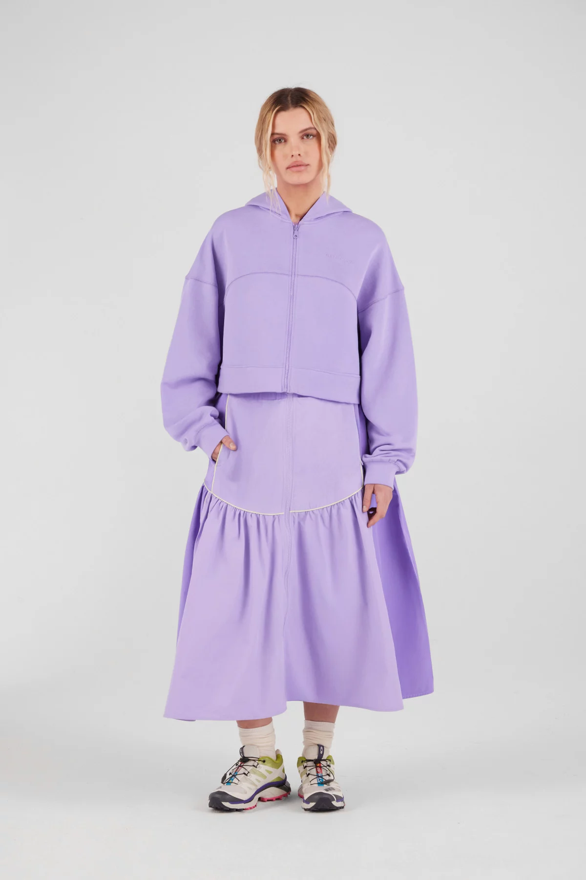 Gertrude Gaston Sweat à Capuche Cropped Amina
