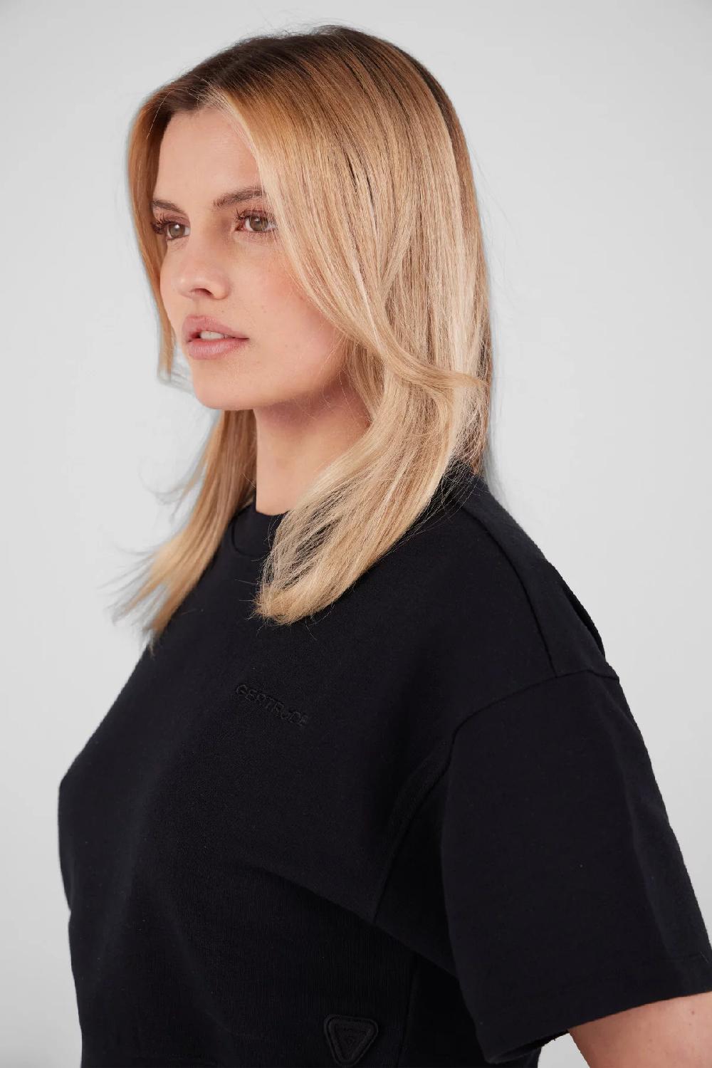 Gertrude Gaston Sweat Cropped Col Rond Adonia