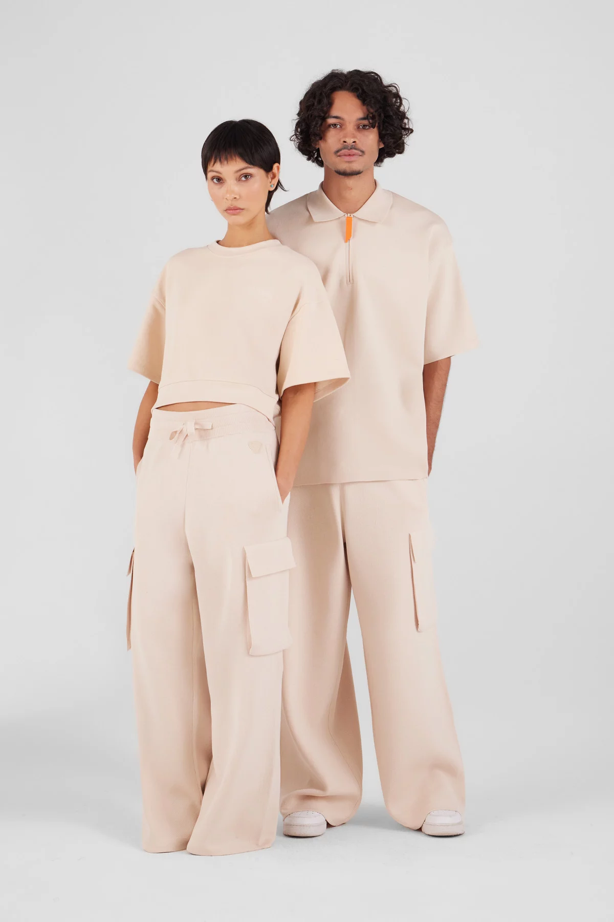 gertrude gaston Pantalon en maille poches cargo Alpha