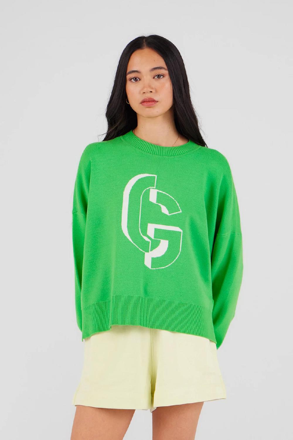 gertrude gaston Pull en maille jacquard col rond Natalia