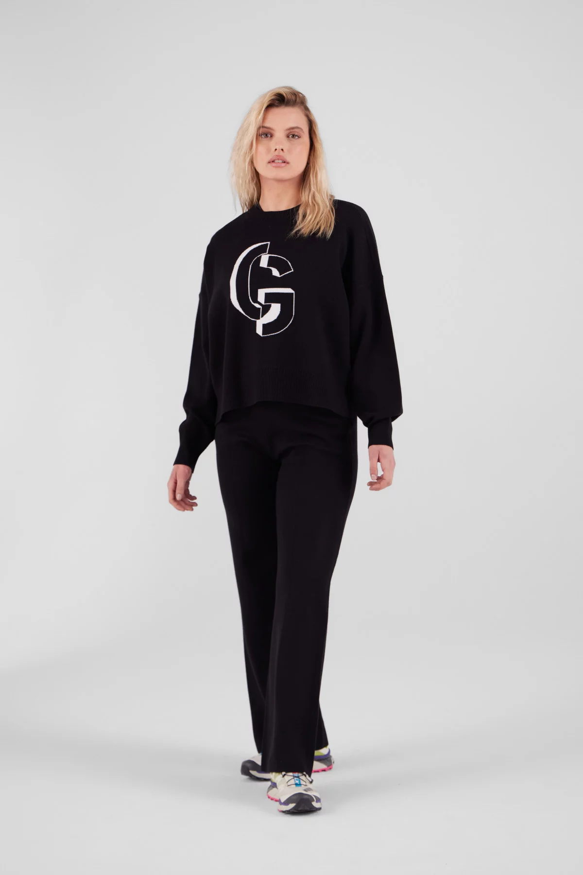 Gertrude Gaston Pull En Maille Jacquard Col Rond Natalia
