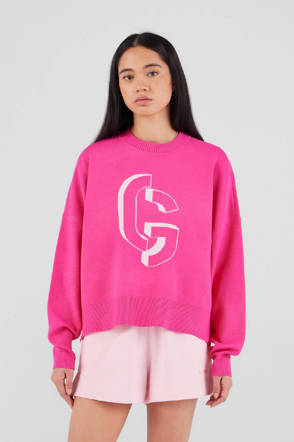 gertrude gaston Pull en maille jacquard col rond Natalia