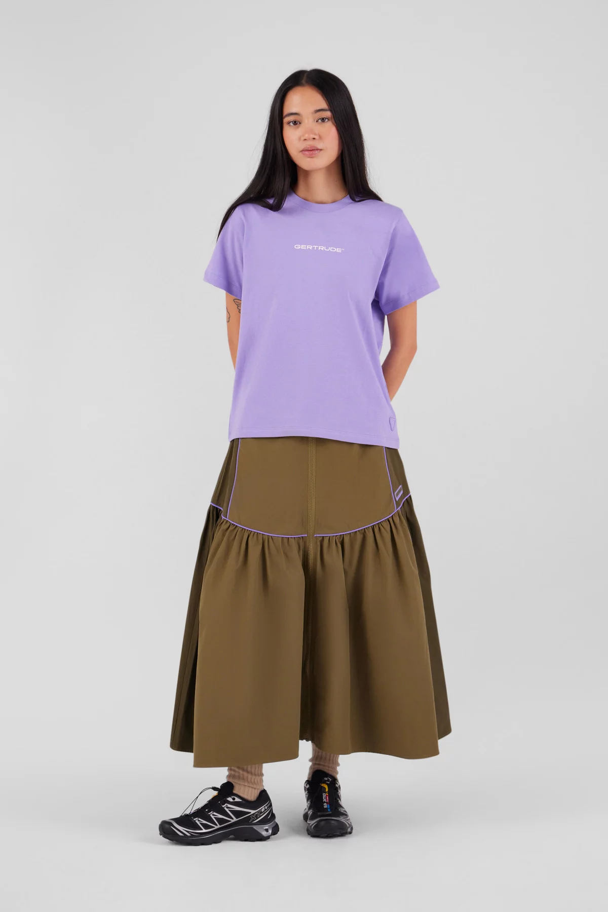 Gertrude Gaston T-shirt à Manches Courtes Leopoldine