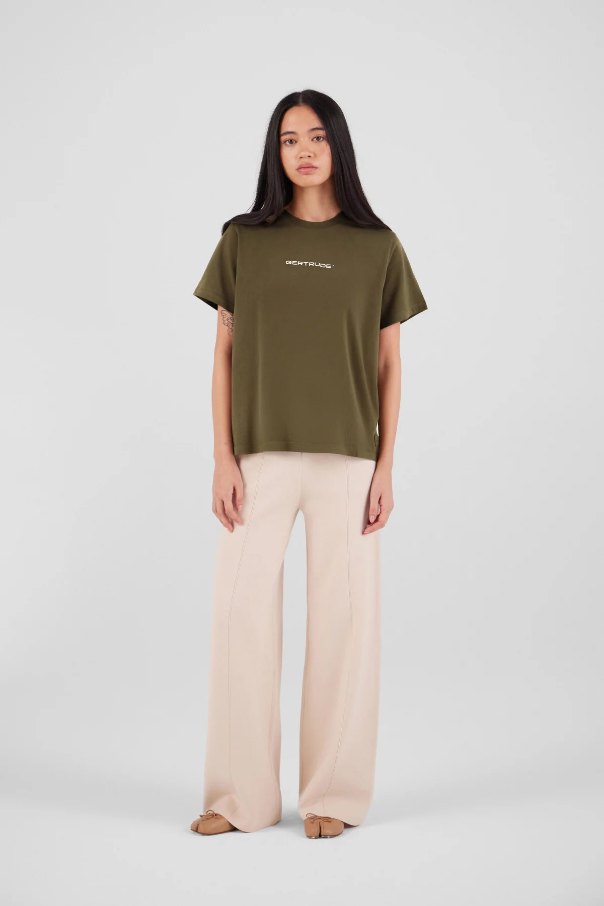Gertrude Gaston T-shirt à Manches Courtes Leopoldine