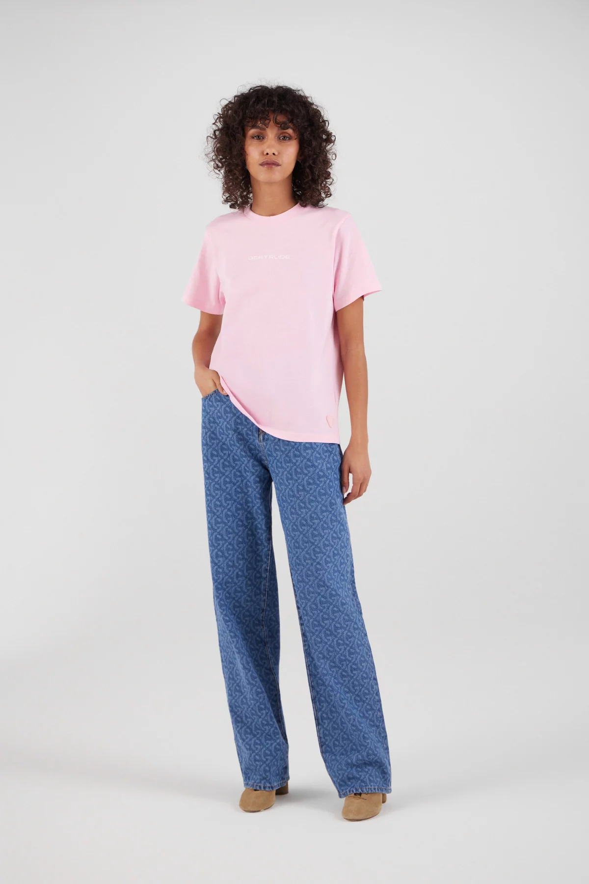 Gertrude Gaston T-shirt à Manches Courtes Leopoldine