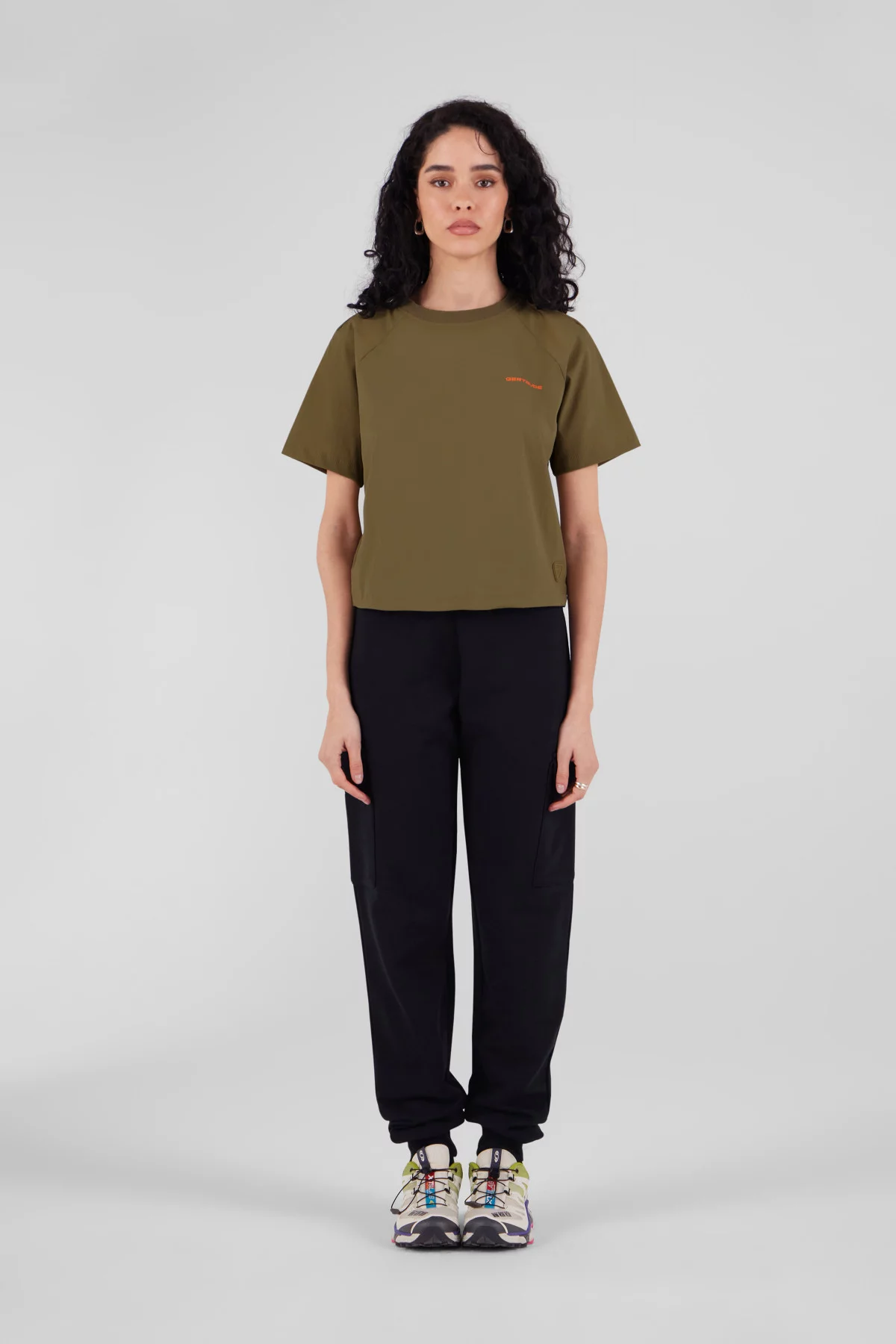 Gertrude Gaston T-shirt Avec Print Poitrine Et Lien Deserrage Nenette