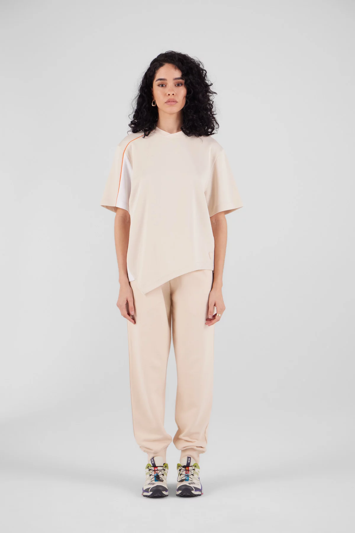 Gertrude Gaston Top Asymétrique En Maille Américaine Légère Walt
