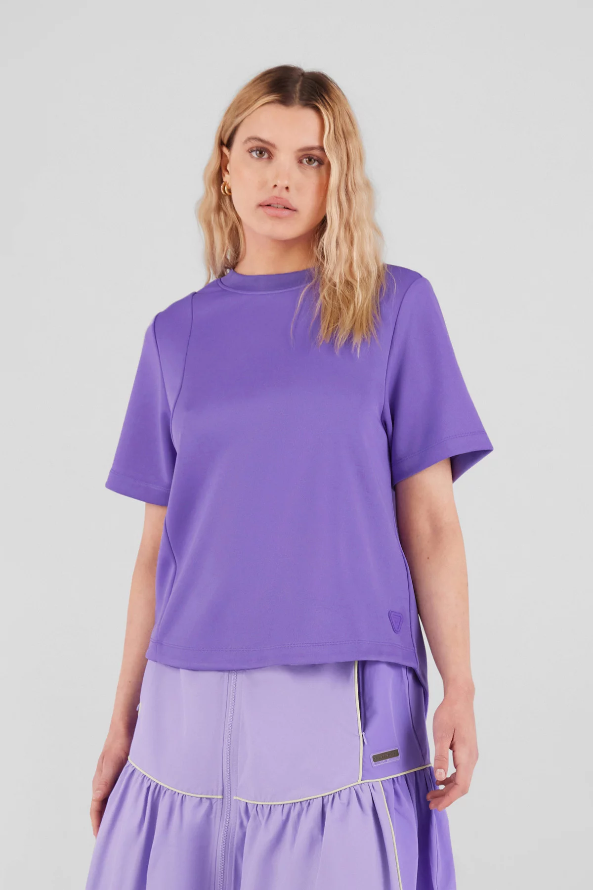 gertrude gaston Top en maille asymétrique avec dos ouvert Walden