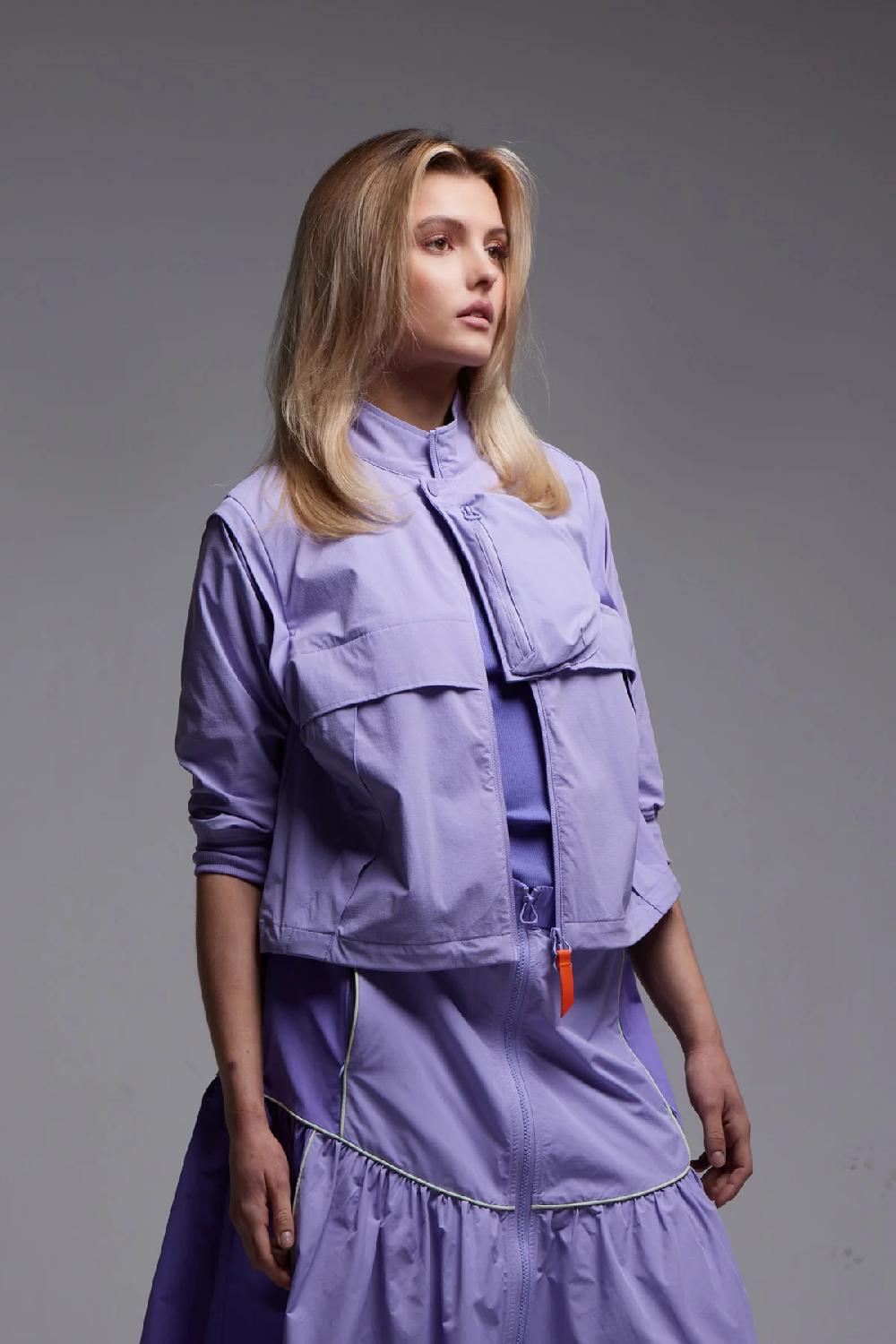 gertrude gaston Veste avec manches amovibles Cherry