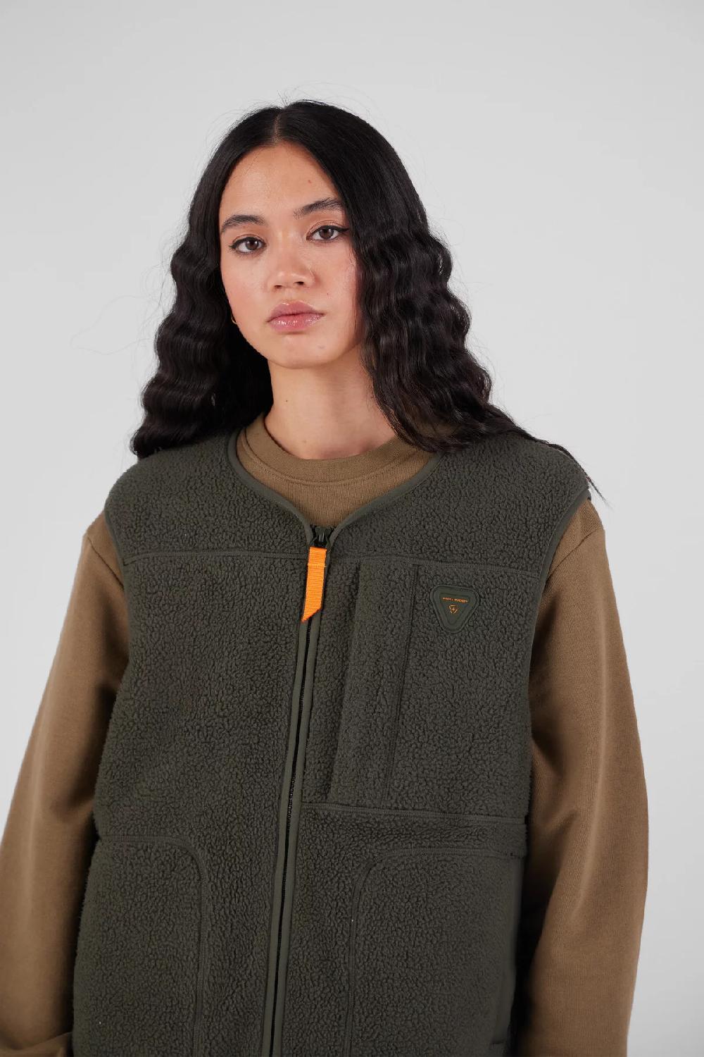 Gertrude Gaston Veste Sans Manche En Sherpa Unisexe Enzo