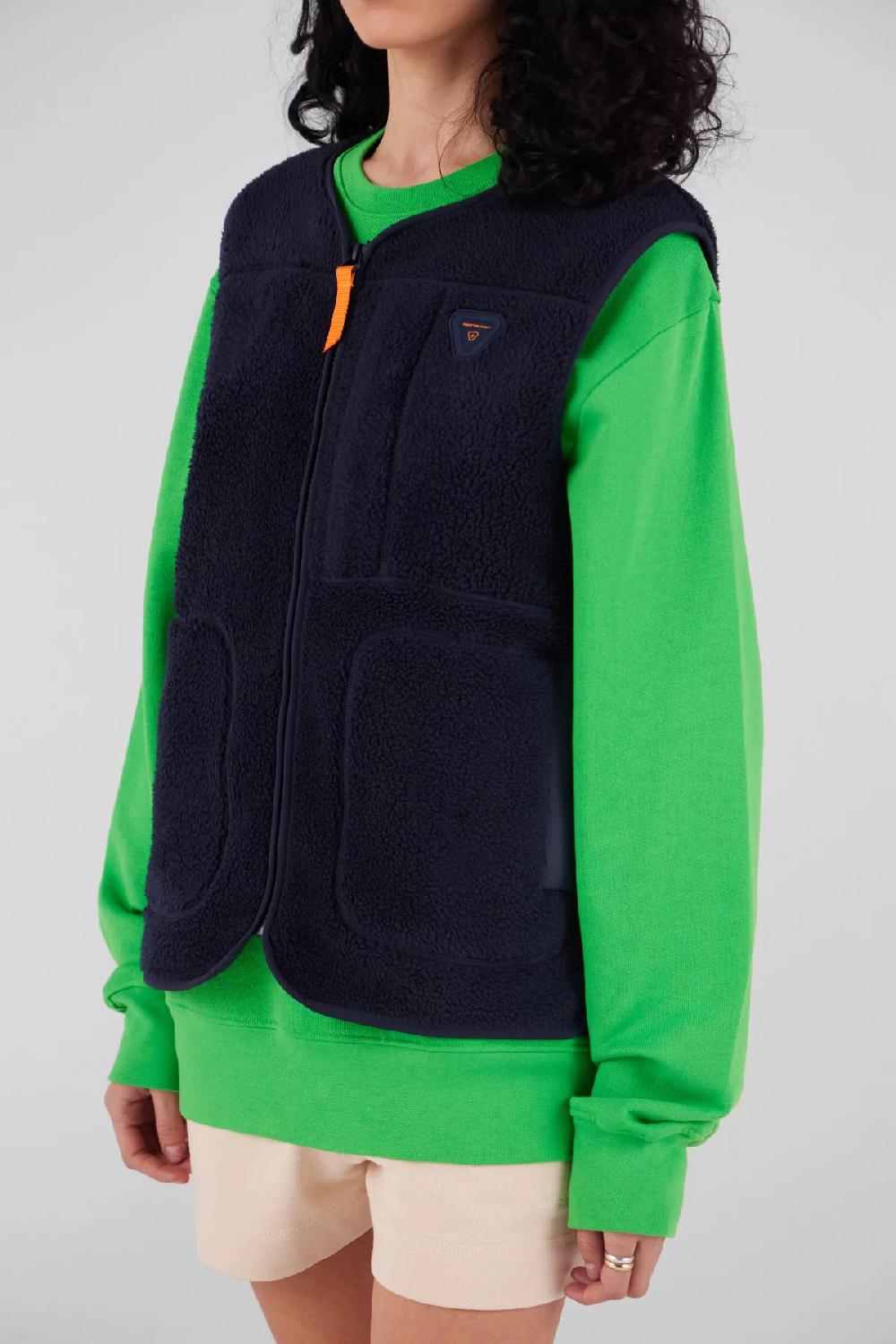 Gertrude Gaston Veste Sans Manche En Sherpa Unisexe Enzo