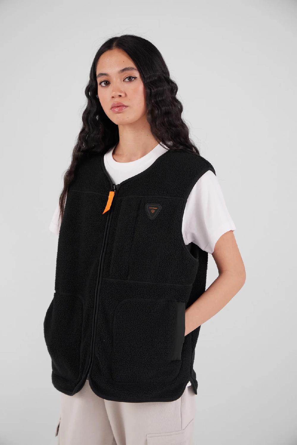 Gertrude Gaston Veste Sans Manche En Sherpa Unisexe Enzo