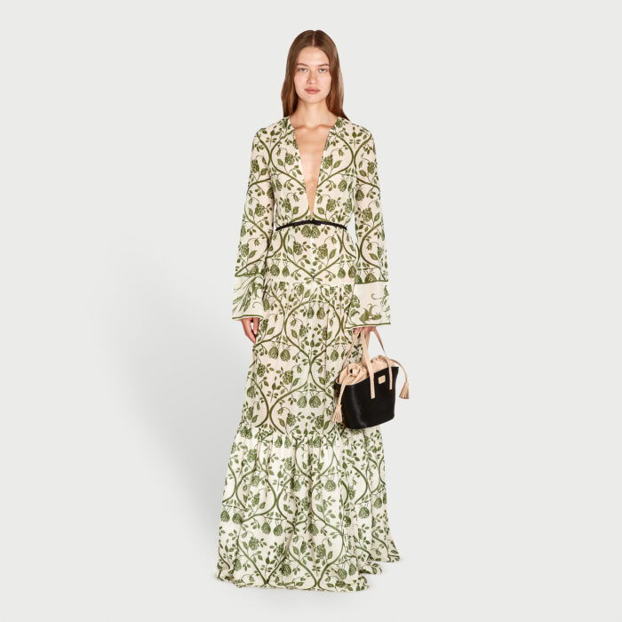 Giambattista Valli Kaftan En Voile De Coton Fresco