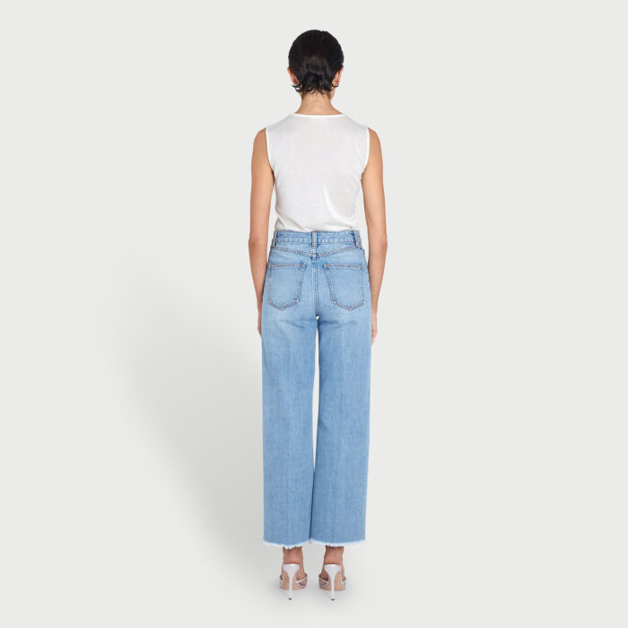 Giambattista Valli Pantalon Denim Bleu