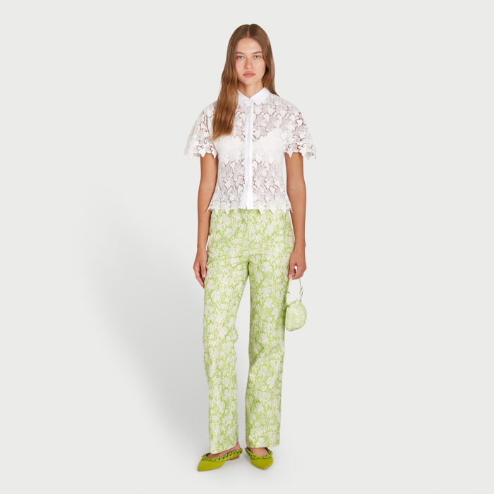 Giambattista Valli Pantalon Tender Spring Cloque