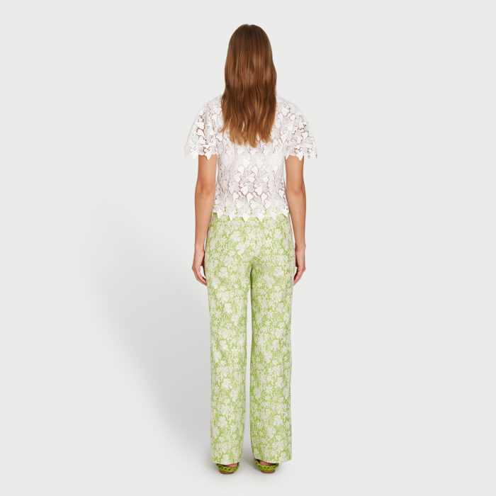 Giambattista Valli Pantalon Tender Spring Cloque