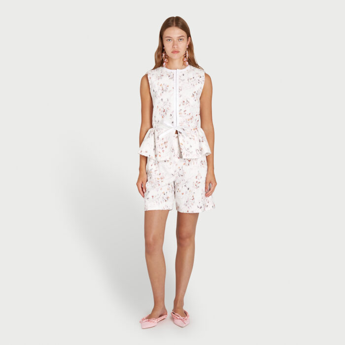 Giambattista Valli Gilet évasé Sans Manches En Jacquard