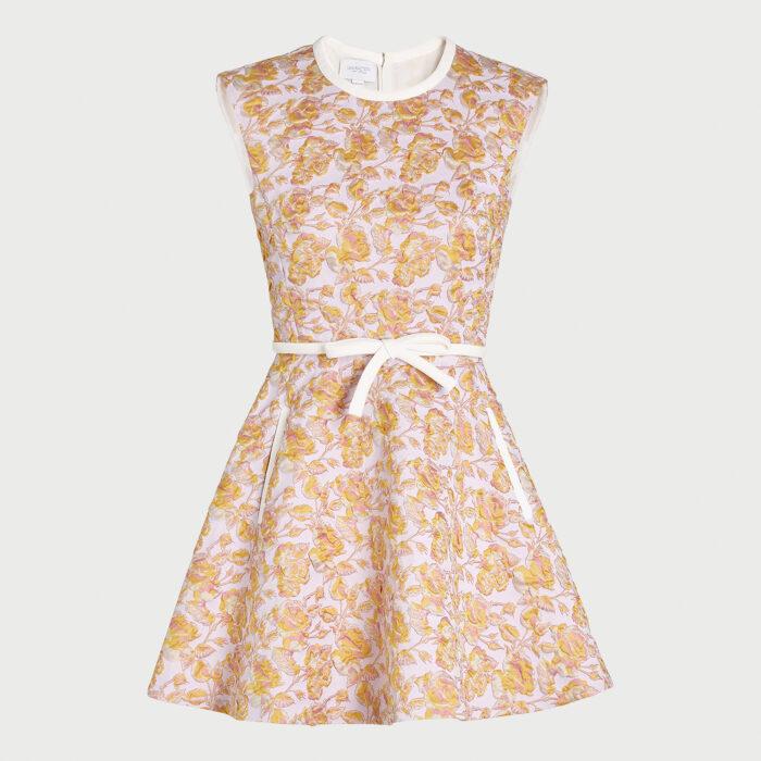 giambattista valli Robe courte multicolore avec noeuds