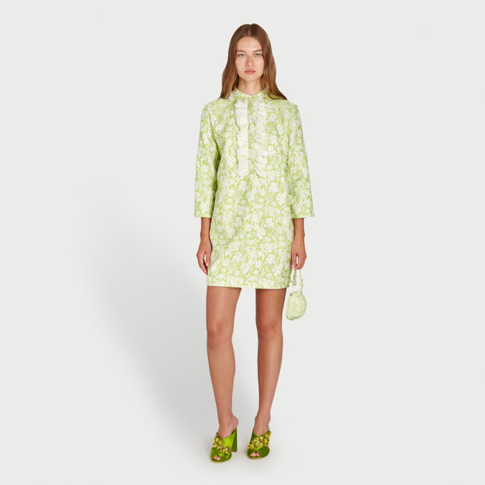 Giambattista Valli Robe Courte Tender Spring Cloque