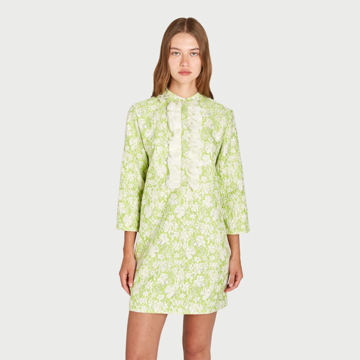 Giambattista Valli Robe Courte Tender Spring Cloque