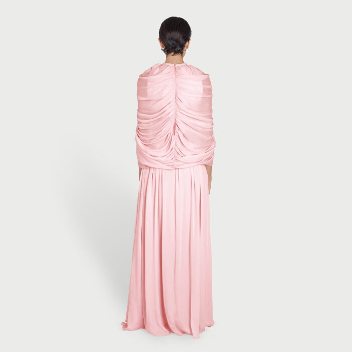 Giambattista Valli Robe Longue Fresh Rose Enveloppante