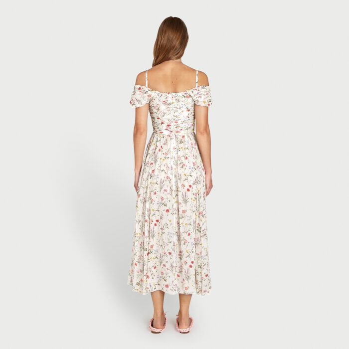 Giambattista Valli Robe Longuette Impressionist En Soie