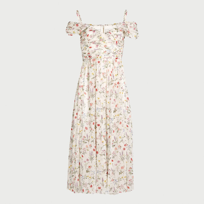 giambattista valli Robe longuette Impressionist en soie