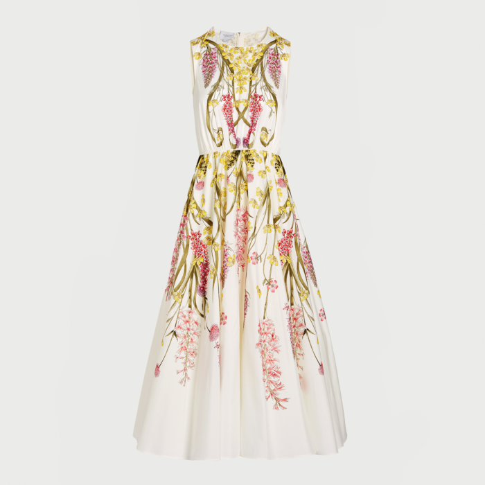 giambattista valli Robe longuette Wildflowers en popeline