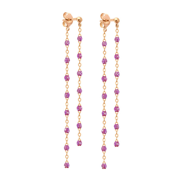 gigi clozeau Boucles d'oreilles Dansantes Classique Gigi galaxy or rose