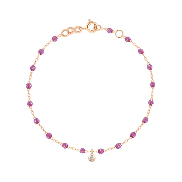 gigi clozeau Bracelet galaxy Gigi Suprême or rose 1 diamant 17 cm
