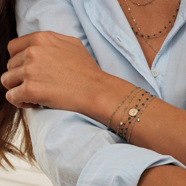Gigi Clozeau Bracelet Menthe Classique Gigi Or Rose 17 Cm
