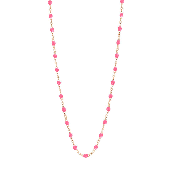 gigi clozeau Collier enfant rose fluo Classique Gigi or rose 33 cm gigi clozeau Collier enfant rose fluo Classique Gigi or rose 33 cm