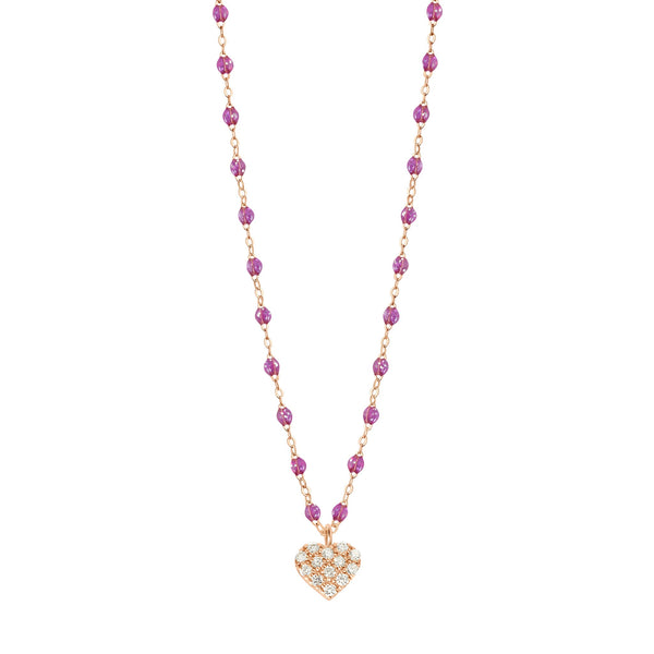 gigi clozeau Collier galaxy In Love diamants or rose 42 cm