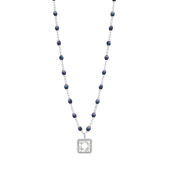 gigi clozeau Collier nuit Trésor diamants or blanc 42 cm