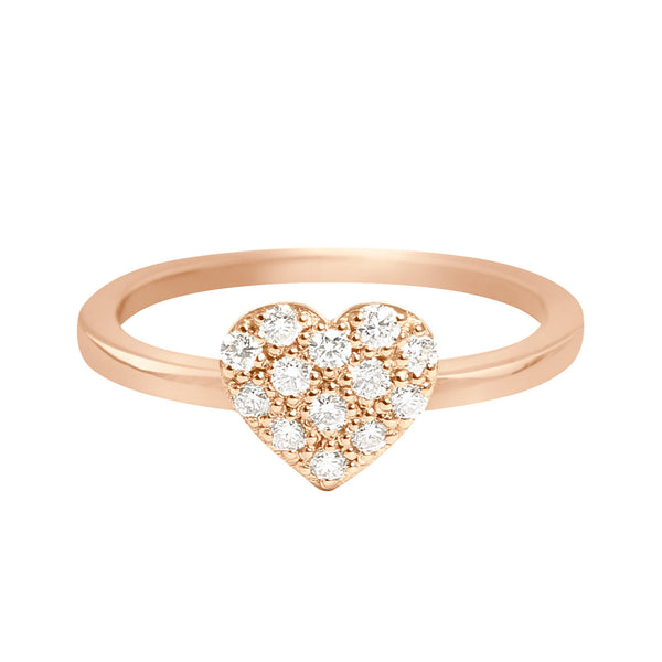 gigi clozeau Bague In Love diamants or rose T 52