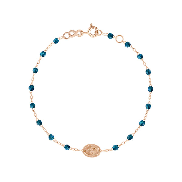 gigi clozeau Bracelet jungle Madone or rose 17 cm