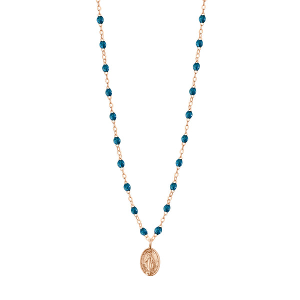 gigi clozeau Collier jungle Madone or rose 42 cm