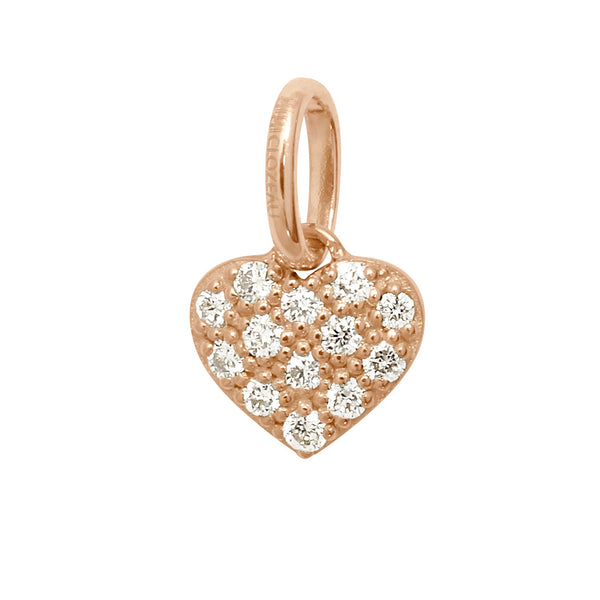gigi clozeau Pendentif In Love diamants or rose