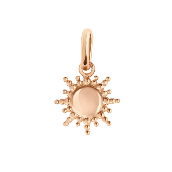 gigi clozeau Pendentif Soleil or rose
