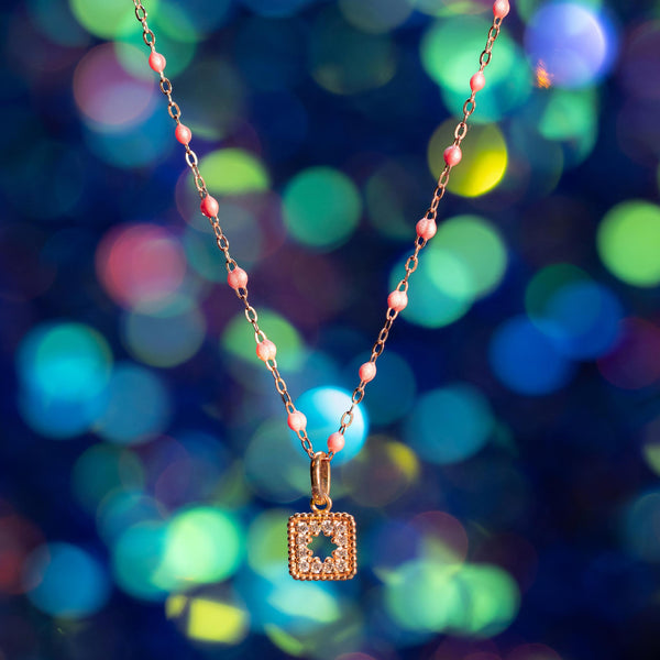 Gigi Clozeau Pendentif Trésor Diamants Or Rose