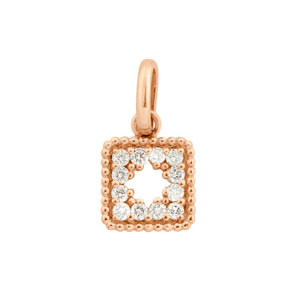 gigi clozeau Pendentif Trésor diamants or rose