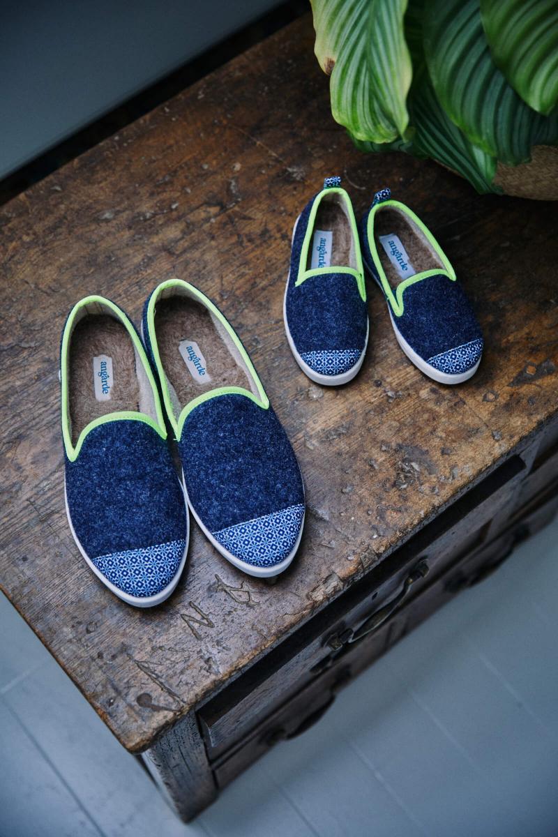 Gilis Chaussons Angarde X GILI'S - Navy Azulejos - Homme